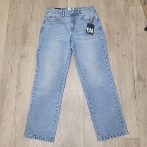 NWT Harlow Denim Baggy Ample Blue Jeans Size: 26